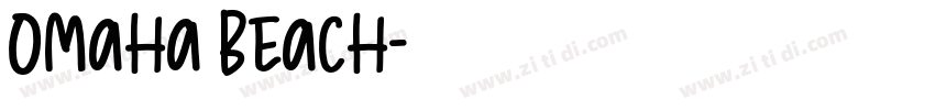 Omaha Beach字体转换